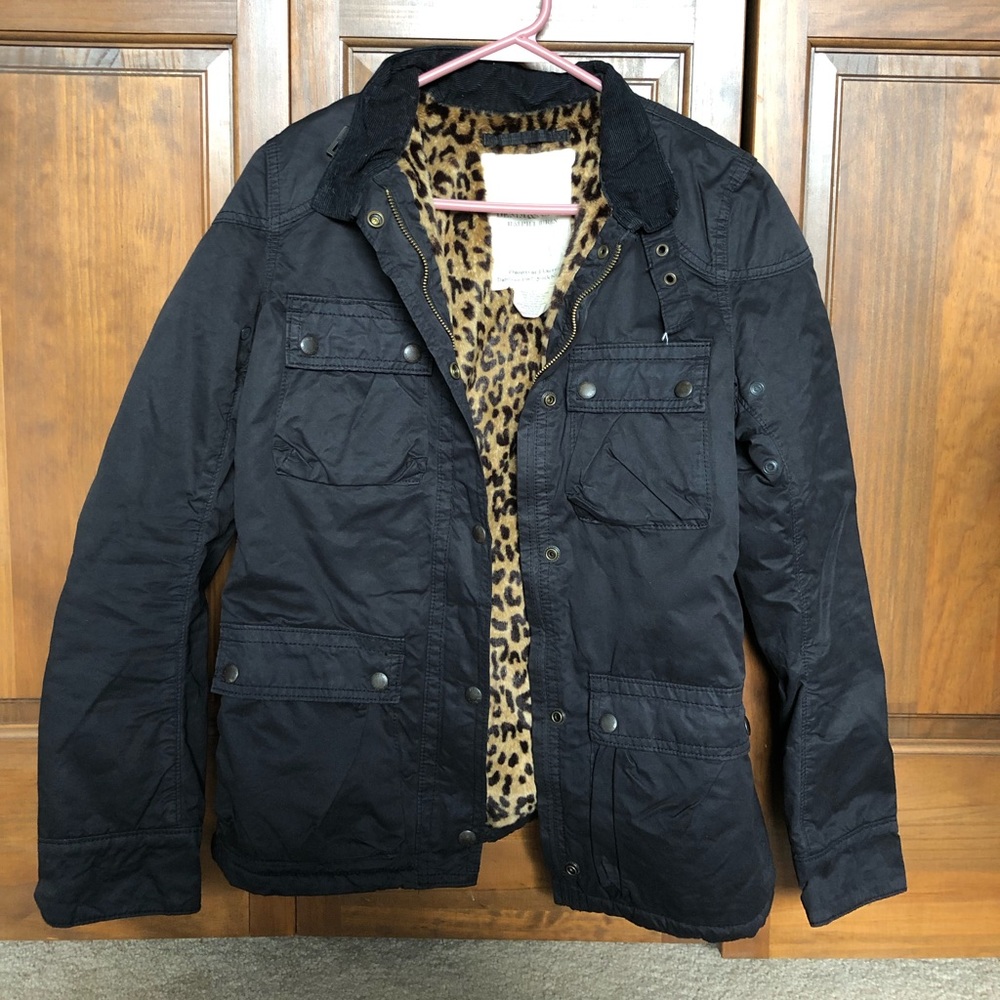 VINTAGE Ralph Lauren Cheetah Print Lined Coat